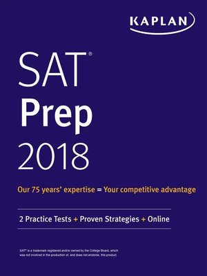 cover image of SAT Prep 2018